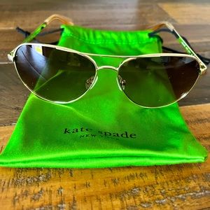 Kate Spade Emmaline Aviator Sunglasses- NWOT
